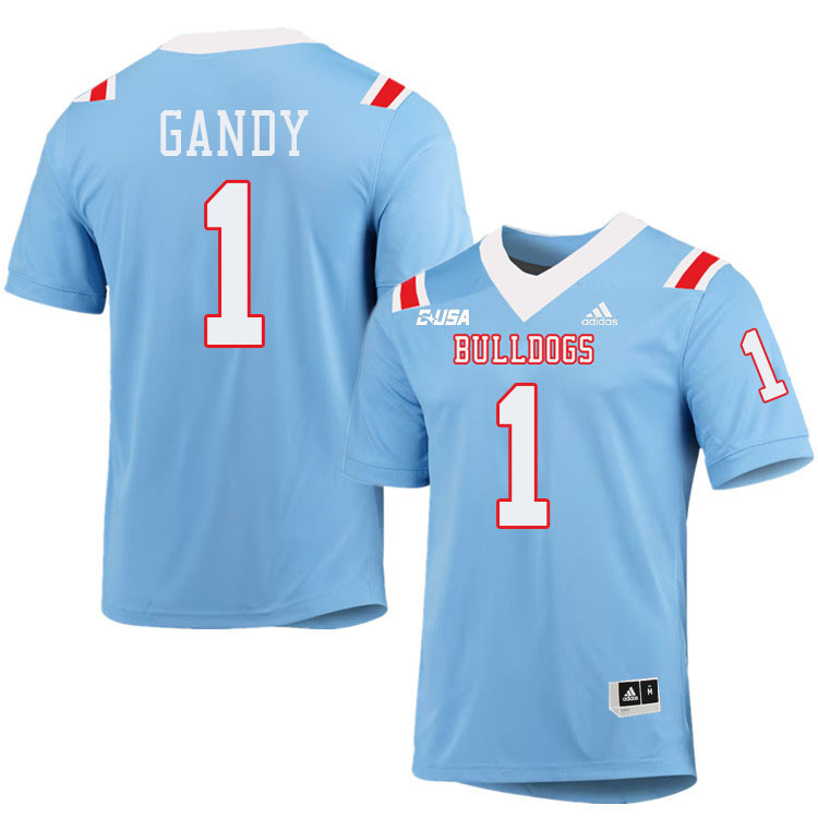 Devin Gandy Louisiana Tech Jersey,LA Tech Bulldogs Football Jerseys,Uniforms,Gears-Light Blue